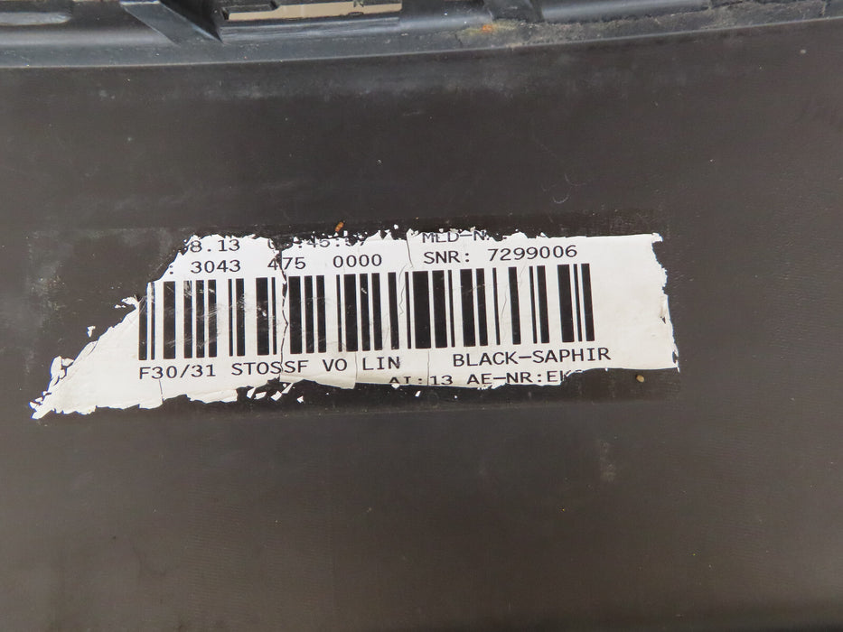 2012 2013 2014 2015 BMW 3 SERIES 328I 335I F30 F31 FRONT BUMPER COVER OEM