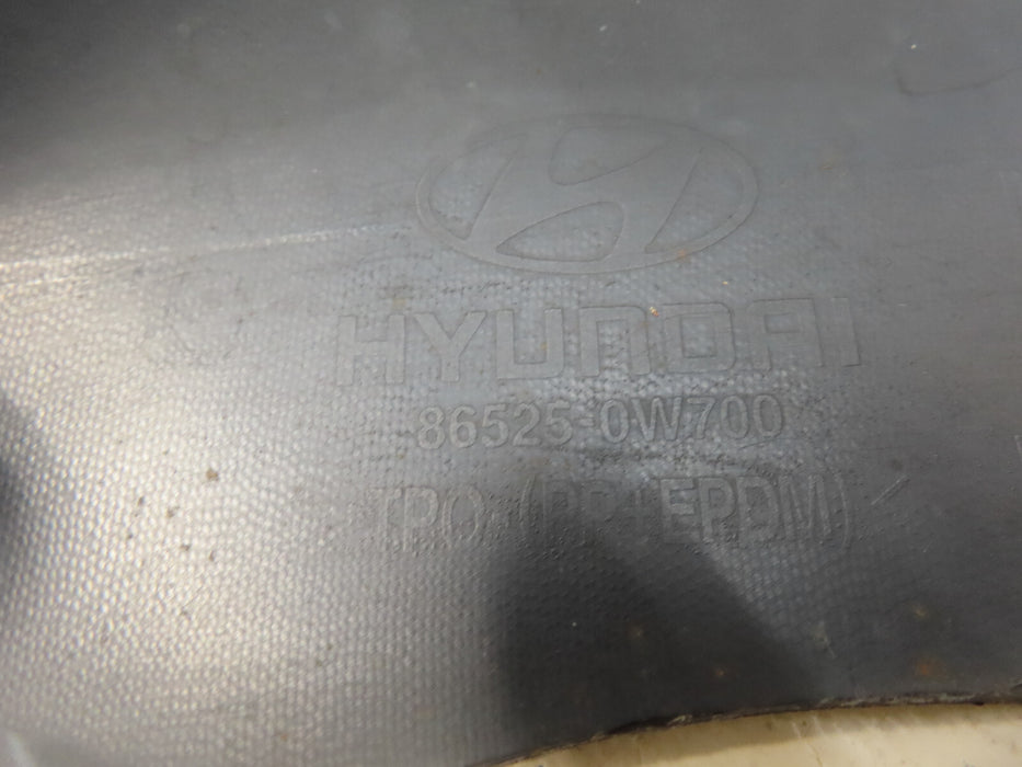 2009-2012 HYUNDAI SANTA FE FRONT LOWER BUMPER VALANCE COVER OEM 86525-0W700