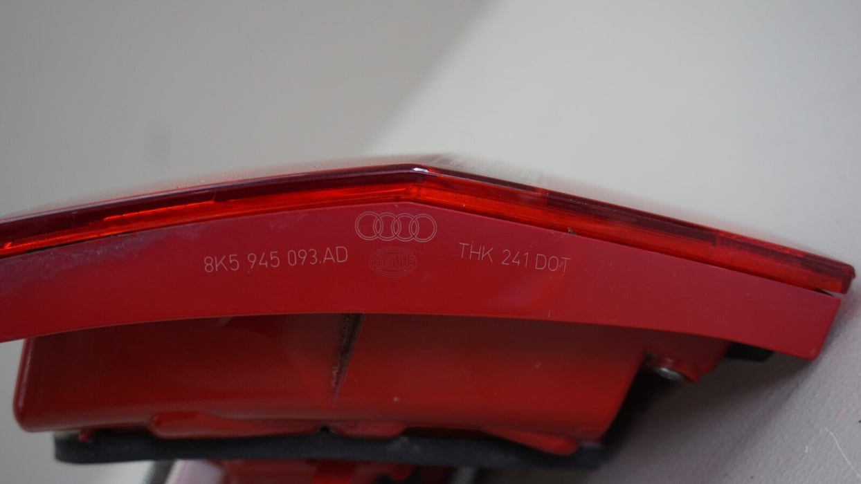 2013-2016 AUDI A4 QUATTRO S4 REAR LEFT INNER TAIL LIGHT LAMP OEM 8K5945093AD