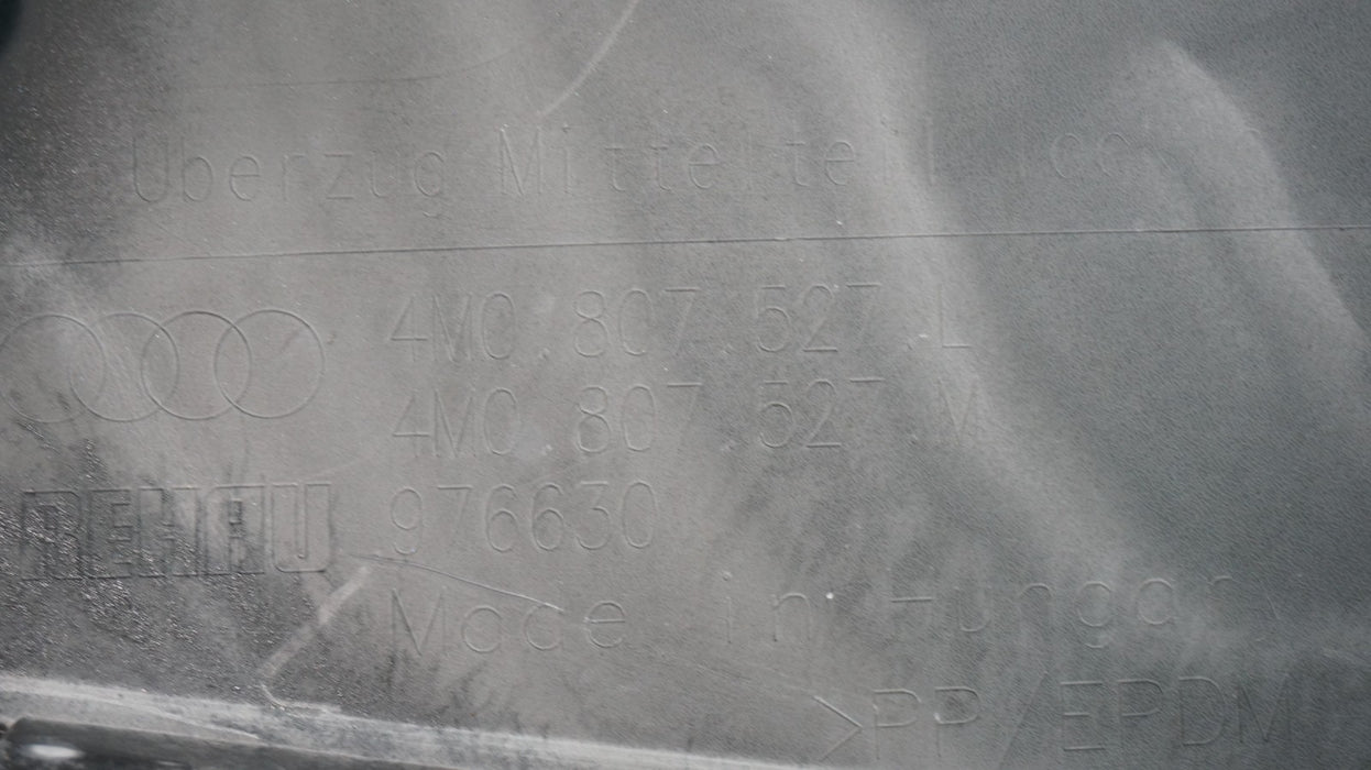 2020-2024 AUDI Q7 REAR BUMPER COVER MIDDLE AND LOWER VALANCE 4MO.807.527 OEM