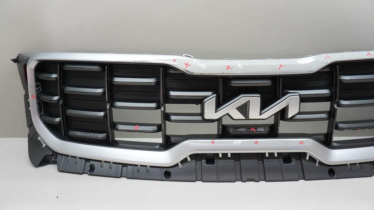 2023 KIA TELLURIDE SX FRONT BUMPER RADIATOR GRILLE W/ EMBLEM OEM 86352-S9600