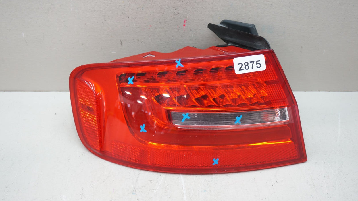 2013-2016 AUDI A4 S4 REAR LEFT DRIVER SIDE OUTER TAIL LIGHT OEM 01091603