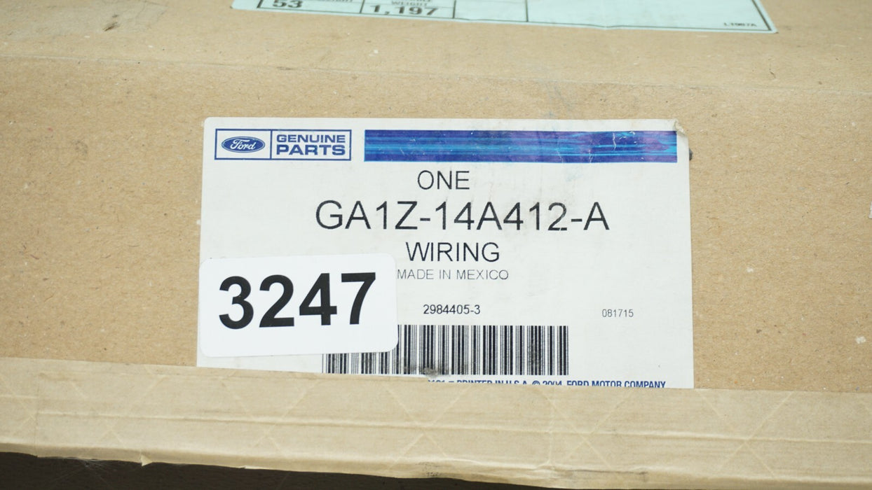 2016-2018 LINCOLN MKX REAR TRUNK LID LIFT GATE WIRING HARNESS GA1Z-14A412 OEM