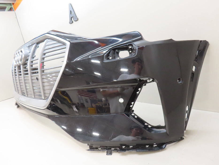 2019-2021 AUDI E-TRON FRONT BUMPER COVER W/GRILLE OEM 4KE807437