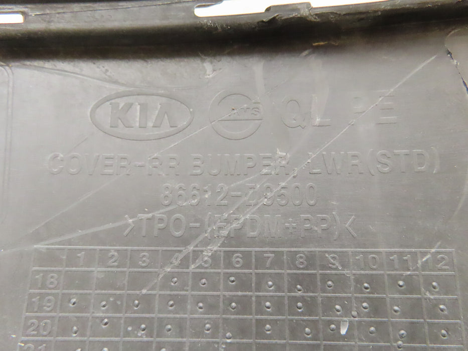 2020 2021 2022 KIA SPORTAGE REAR LOWER BUMPER VALANCE COVER OEM 86612-D9500