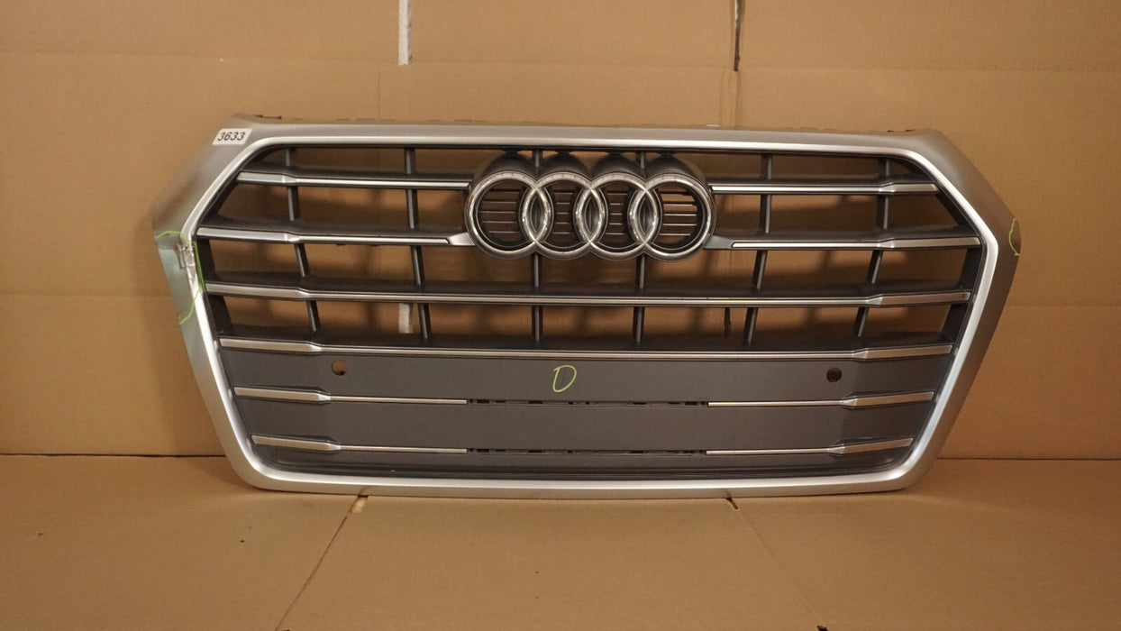 2018-2020 AUDI Q5 S-LINE FRONT BUMPER RADIATOR GRILLE GRILL 80A853651C OEM