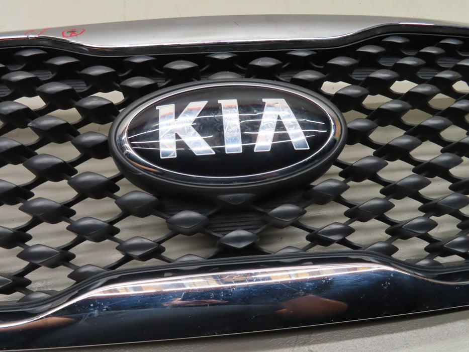 2016-2017 KIA SORENTO FRONT BUMPER RADIATOR COVER GRILLE GRILL WITH EMBLEM OEM