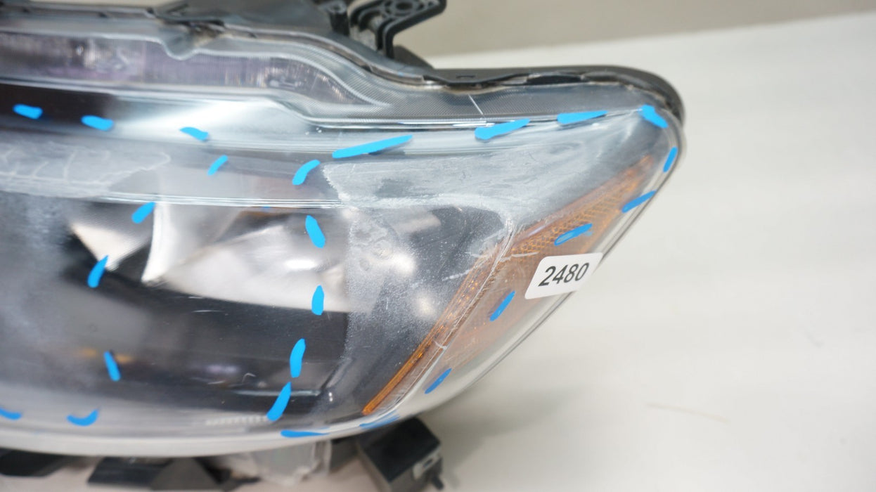 2014-2016 NISSAN ROGUE FRONT LEFT DRIVER SIDE HALOGEN W/ LED HEADLIGHT OEM