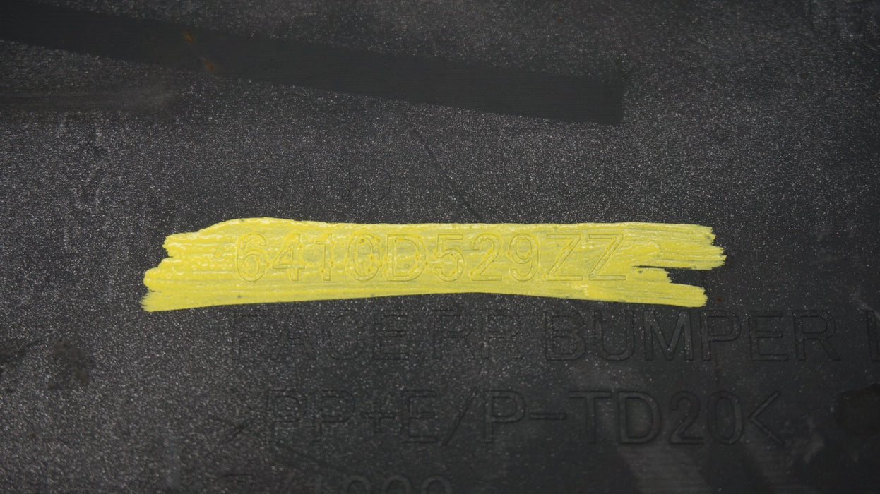 2022-2024 MITSUBISHI OUTLANDER REAR LOWER BUMPER VALANCE PANEL OEM 6410D529ZZ