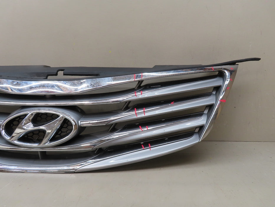 2012-2014 HYUNDAI AZERA FRONT UPPER BUMPER GRILLE W/ EMBLEM OEM 86350-3V000