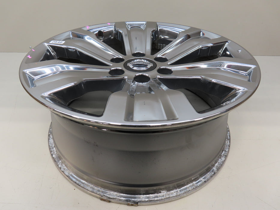 2017-2019 NISSAN TITAN SV 20X8 CHROME 6 SPOKE WHEEL RIM OEM