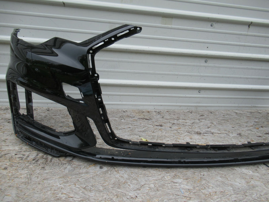 2019-2021 AUDI A6 FRONT BUMPER COVER PANEL BLACK PLASTIC FACTORY 4K0-807-095 OEM