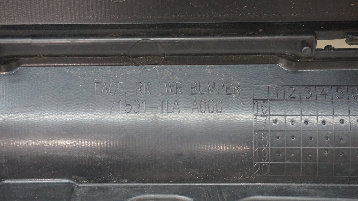 2017-2019 HONDA CRV REAR UPPER BUMPER COVER OEM 71501-TLA-A000