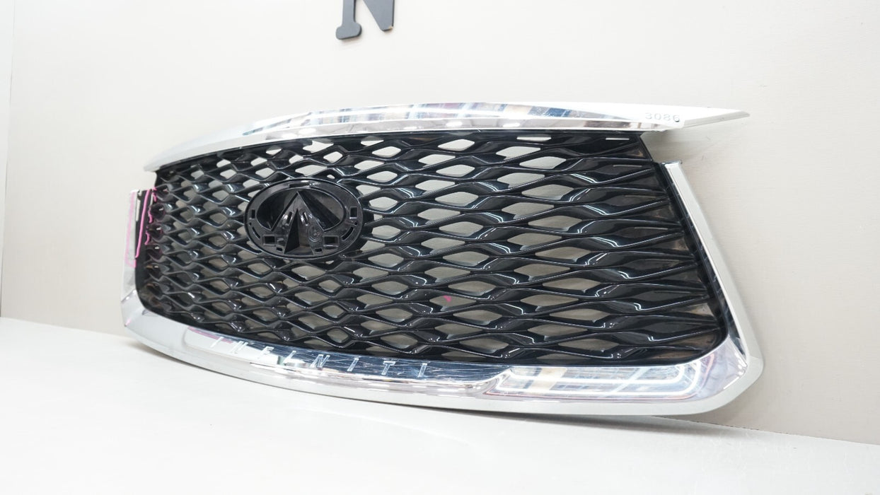 2022-2024 INFINITI QX60 FRONT UPPER RADIATOR CENTER GRILLE OEM 623106SA0A