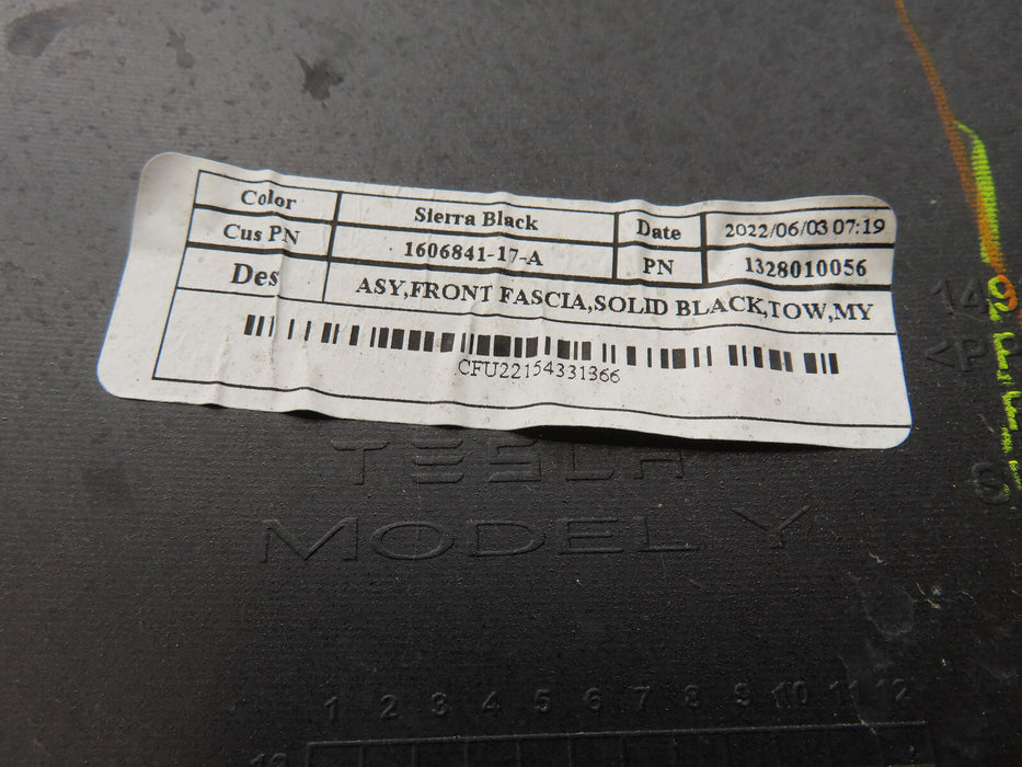 2020-2023 TESLA MODEL Y FRONT BUMPER COVER OEM