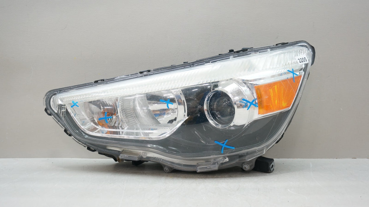 2011-2019 MITSUBISHI OUTLANDER SPORT FRONT LEFT SIDE HALOGEN HEADLIGHT OEM