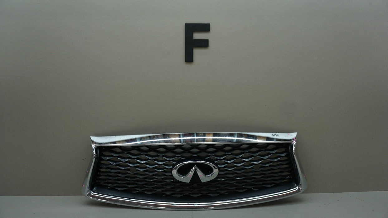 2018-2021 INFINITI Q50 FRONT UPPER MAIN GRILLE 62310-6HM0C OEM 18 19 20 21