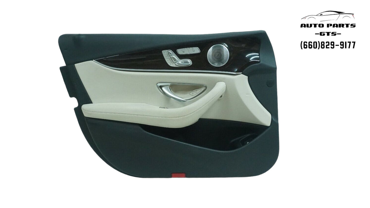 2015-2018 MERCEDES C300 W205 FRONT LEFT DRIVER SIDE DOOR INTERIOR TRIM PANEL OEM