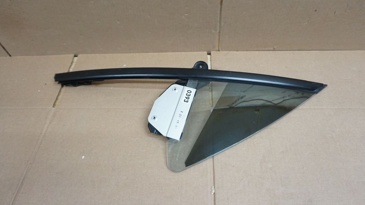 2003-2010 BENTLEY CONTINENTAL FRONT RIGHT DOOR QUARTER GLASS VENT WINDOW OEM