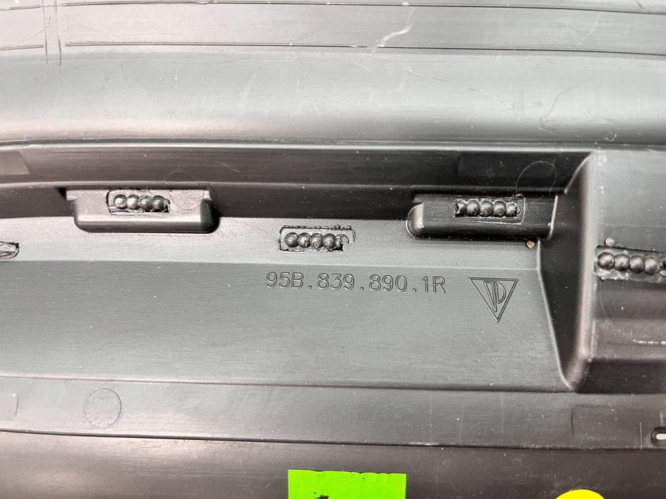 2015-2025 PORSCHE MACAN LH REAR DOOR LOWER MOLDING TRIM 95B.839.890.1R OEM