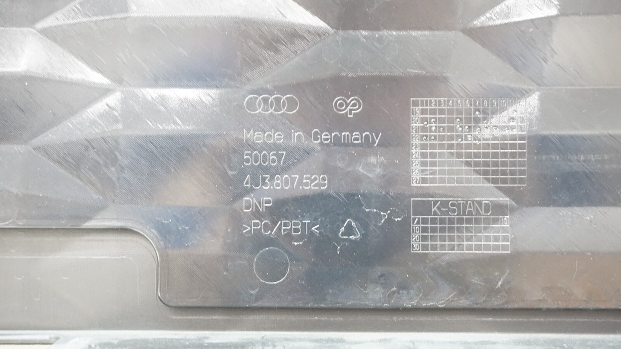 2022-2023 AUDI E-TRON GT PREMIUM PLUS PRESTIGE FRONT BUMPER COVER OEM 4J3807529