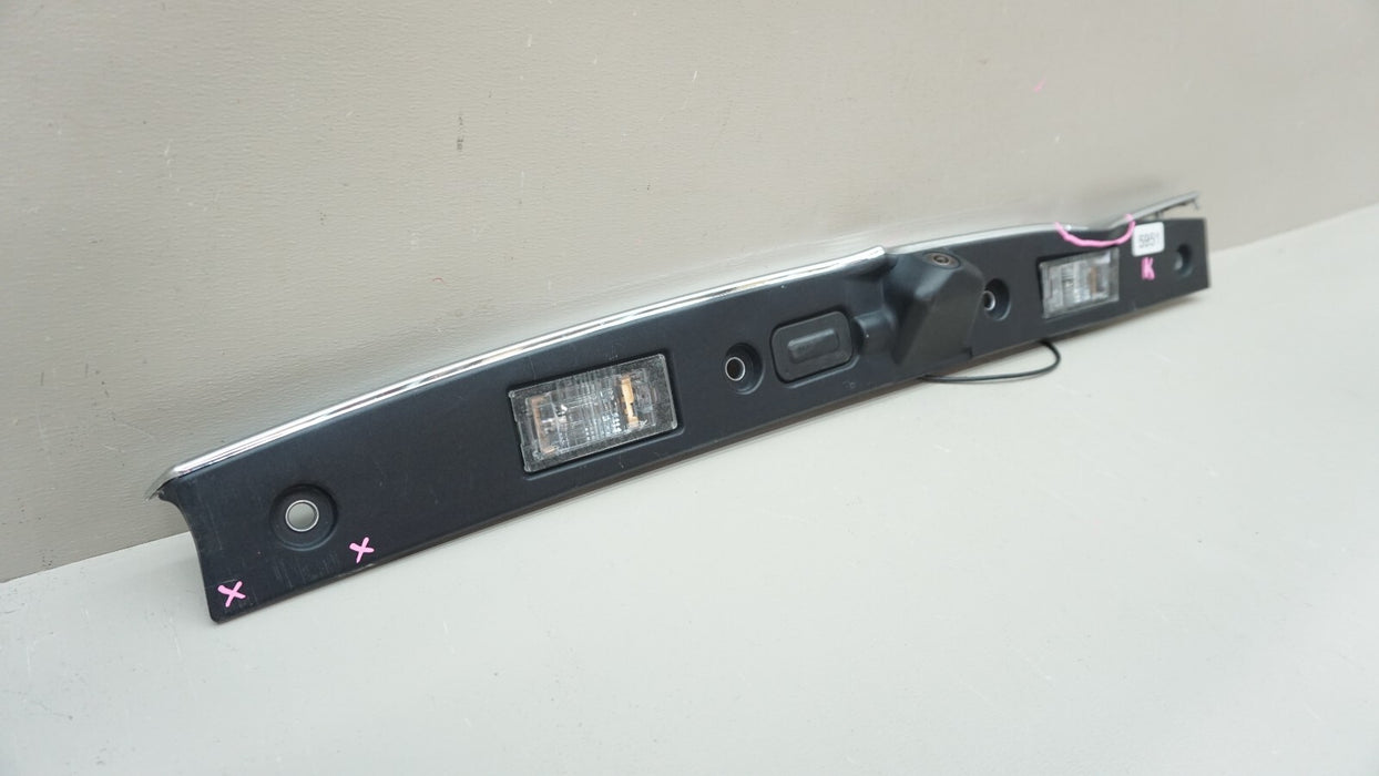 2014-2021 MASERATI QUATTROPORTE REAR CHROME LICENSE PLATE TRIM COVER OEM