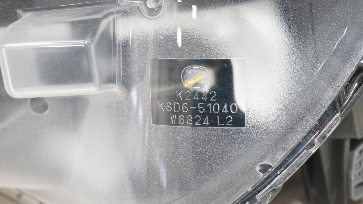 2022-2024 MAZDA CX5 CX-5 FRONT LEFT LED AFS HEADLIGHT OEM KSD6-51040 *DAMAGED*