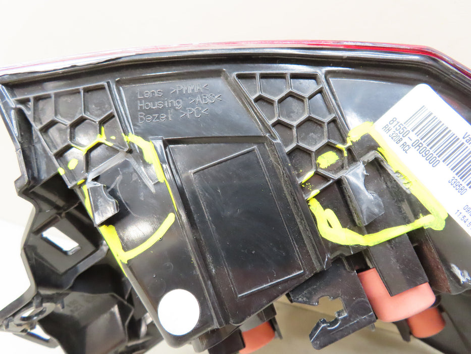 2019 2020 TOYOTA RAV4 REAR RIGHT PASSENGER SIDE TAIL LIGHT LED OEM 81550-0R09000