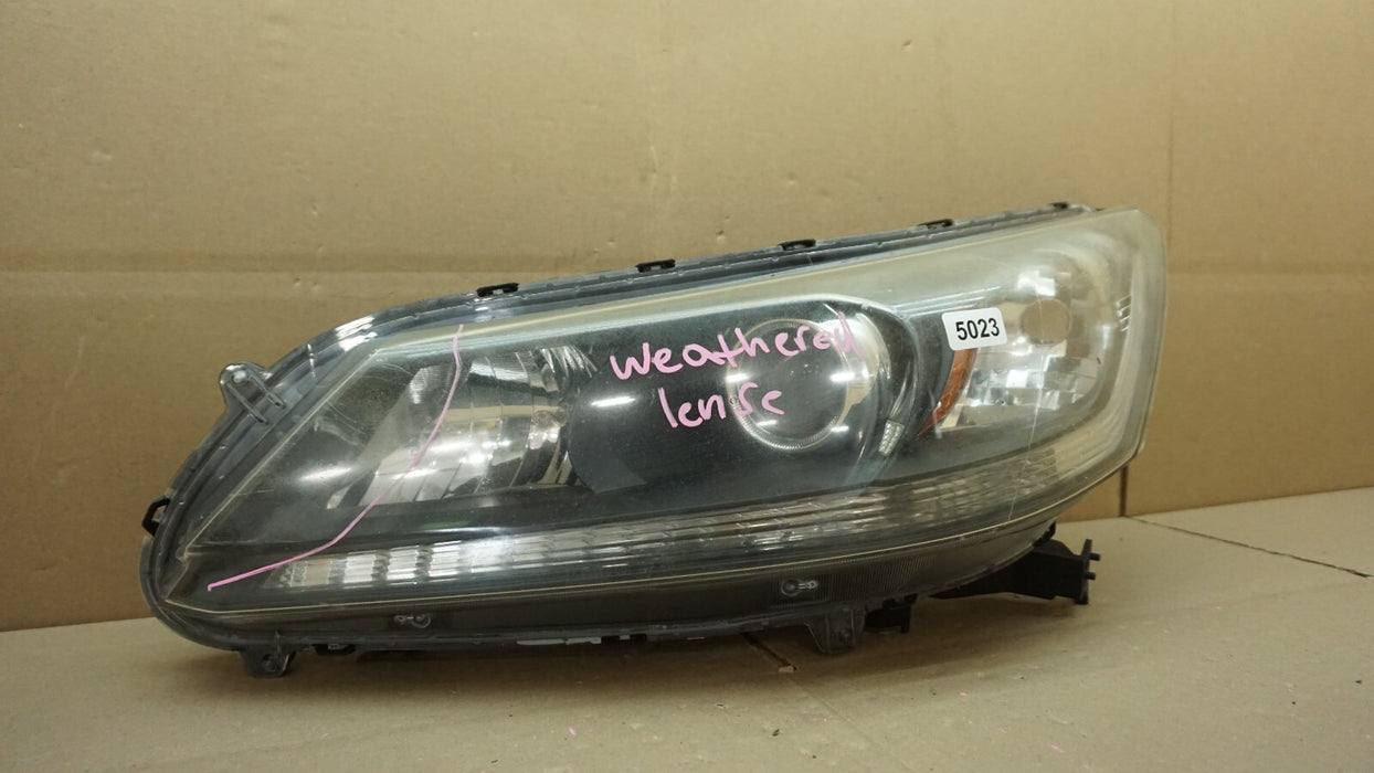 2013-2015 HONDA ACCORD FRONT LEFT DRIVER SIDE HEADLIGHT OEM 13 14 15