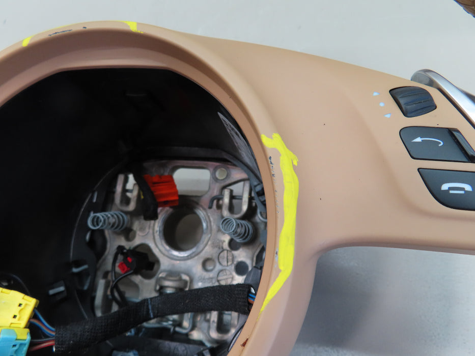 2011-2016 PORSCHE CAYENNE S STEERING WHEEL OEM 991.347.803.42