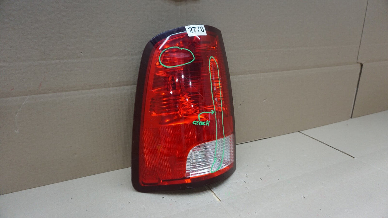 2011-2018 DODGE RAM 1500 2500 3500 REAR LEFT DRIVER SIDE TAIL LIGHT OEM