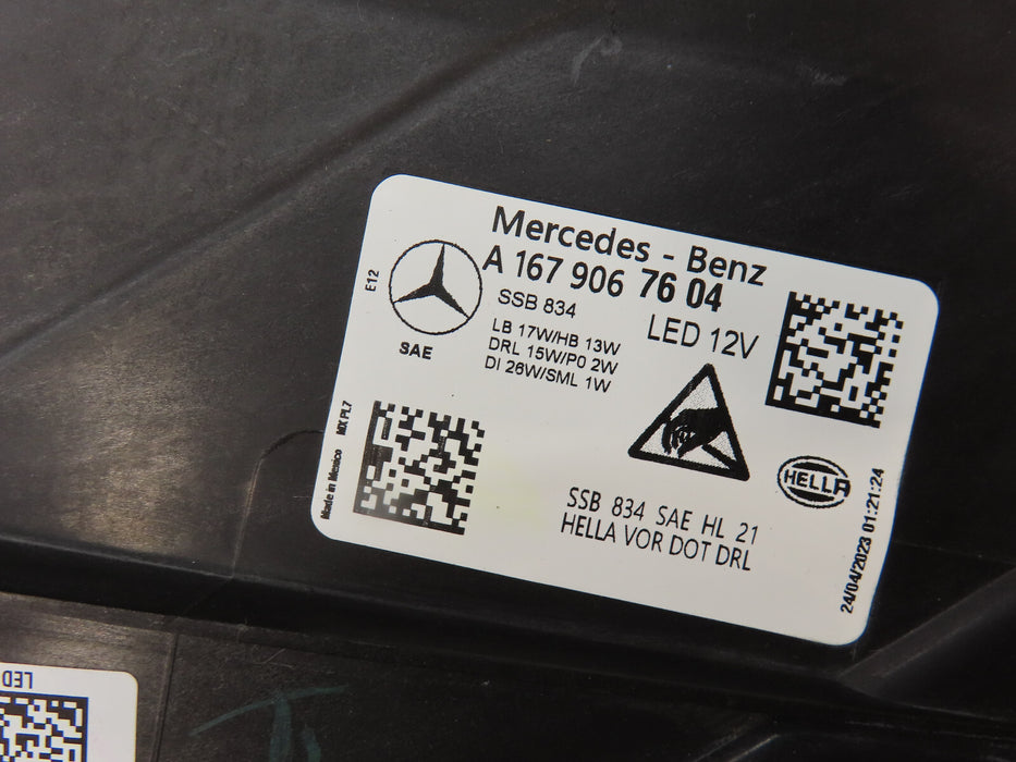2023-2024 MERCEDES-BENZ GLE AMG FRONT RIGHT PASSENGER SIDE LED HEADLIGHT OEM