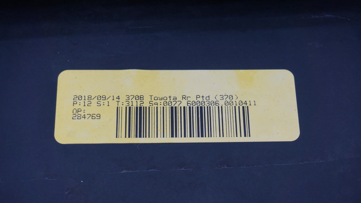 2019-2022 TOYOTA AVALON REAR LOWER BUMPER COVER VALANCE OEM 52169070500