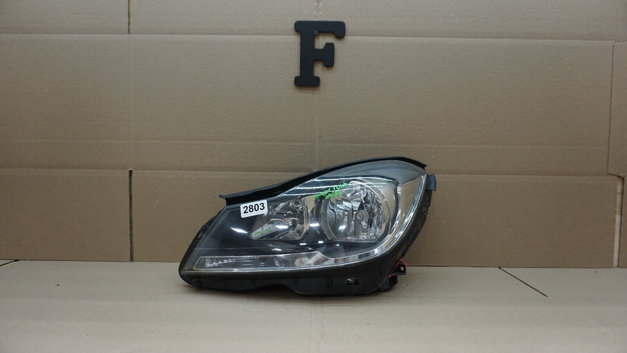 2012-2015 MERCEDES BENZ C250 C350 C63 AMG LEFT DRIVER SIDE HEADLIGHT OEM