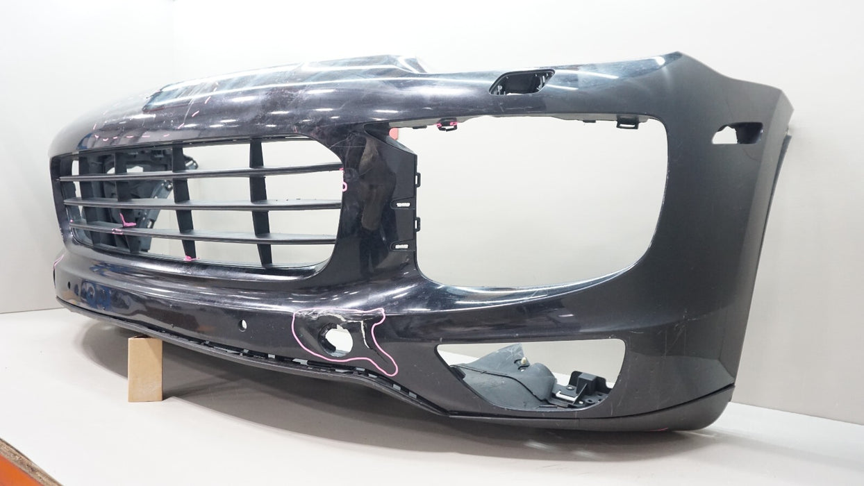 2015-2018 PORSCHE CAYENNE FRONT BUMPER COVER PANEL OEM