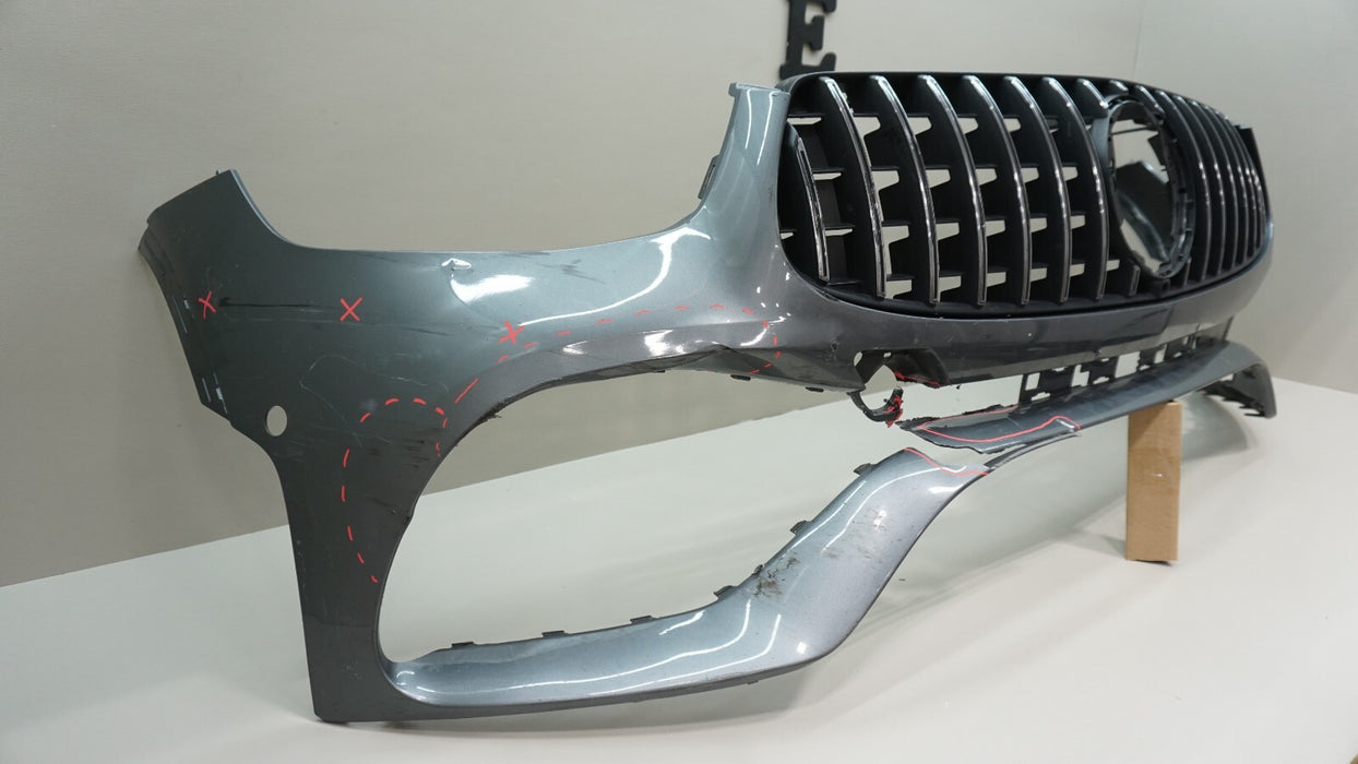 2020-2023 MERECEDES-BENZ GLC AMG FRONT BUMPER COVER W/ GRILLE OEM A2538855704