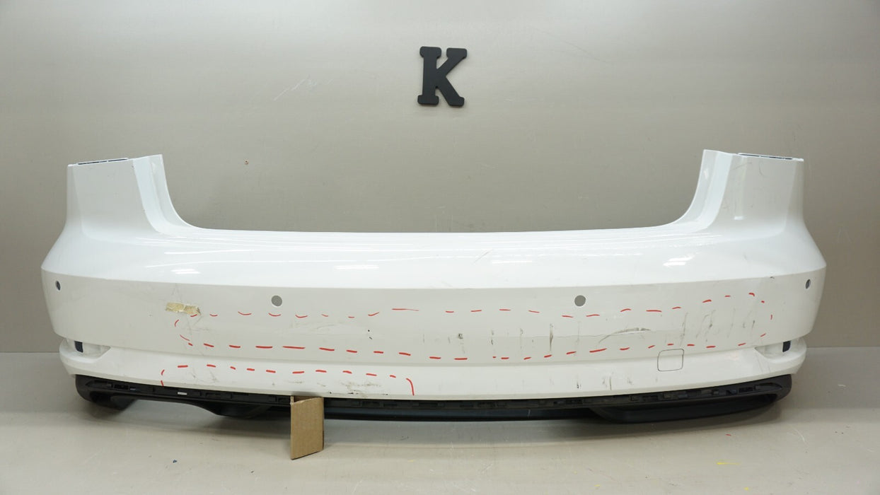 2015 2016 AUDI A3 REAR MAIN BUMPER COVER PANEL OEM 8V5.807.521.AE