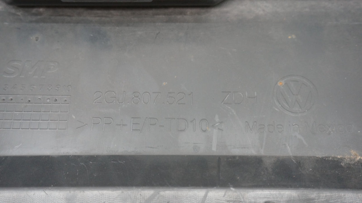 2022-2023 VOLKSWAGEN TAOS REAR LOWER BUMPER COVER VALANCE OEM 2GJ807521