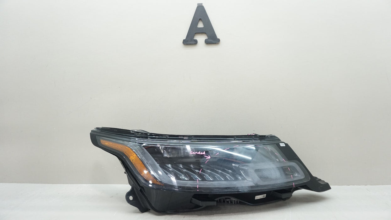 2018-2022 RANGE ROVER SPORT L494 RIGHT SIDE HEADLIGHT LED OEM JK62-13W029