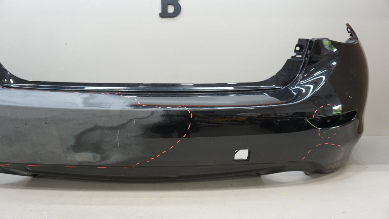 2014-2017 INFINITI Q50 BASE HYBRID PREMIUM REAR BUMPER COVER OEM 85022-4GA0H