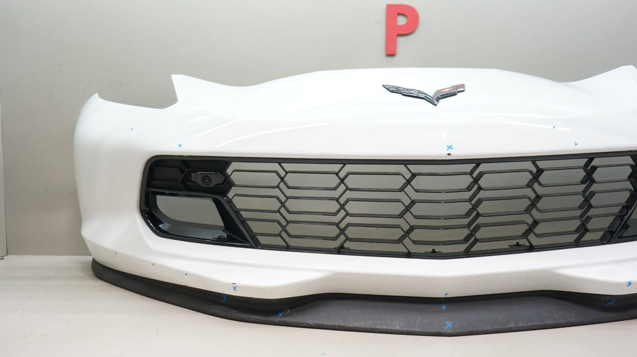 2014-2019 CHEVROLET CORVETTE Z06 FRONT BUMPER COVER ASSEMBLY W/ CAMERAS OEM