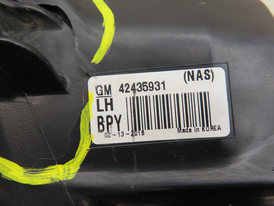 2013-2016 BUICK ENCORE LEFT DRIVER SIDE HEADLIGHT OEM 42435931