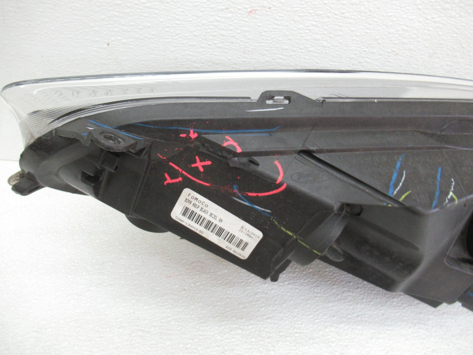 2014-2018 FORD FIESTA FRONT PASSENGER HALOGEN BLACK BEZEL HEADLIGHT HEADLAMP OEM