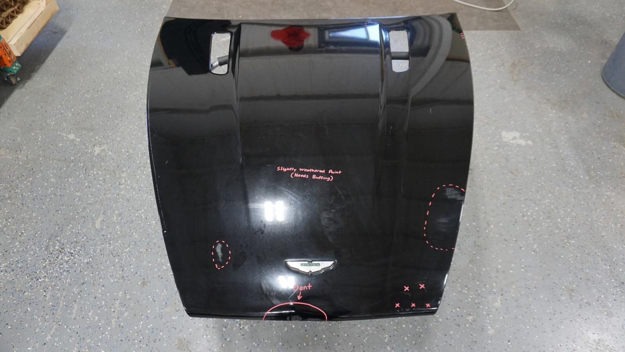 2005-2012 ASTON MARTIN DB9 VOLANTE HOOD BONNET SHELL OEM