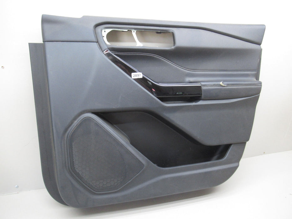 2020-2022 FORD EXPLORER FRONT RIGHT PASSENGER SIDE DOOR PANEL BLACK OEM