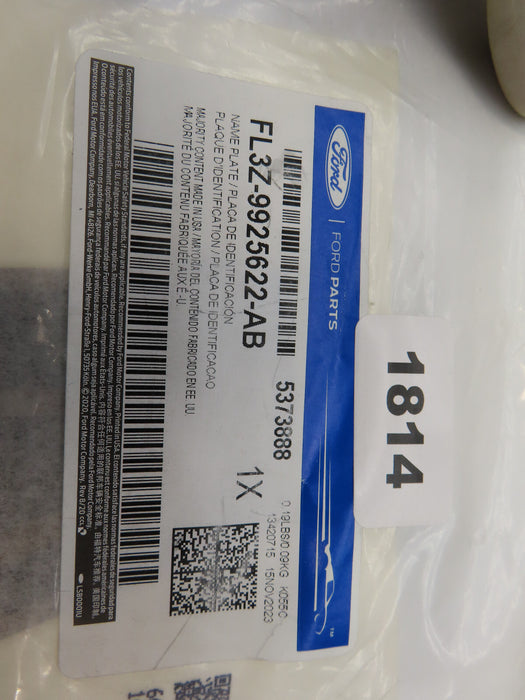 2021-2024 FORD 150 F250 F350 REAR BED NAMEPLATE DECAL OEM