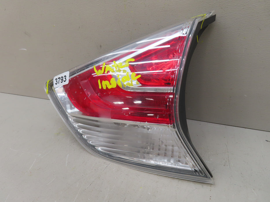 2014 2015 2016 NISSAN ROGUE REAR RIGHT PASSENGER INNER TAIL LIGHT OEM