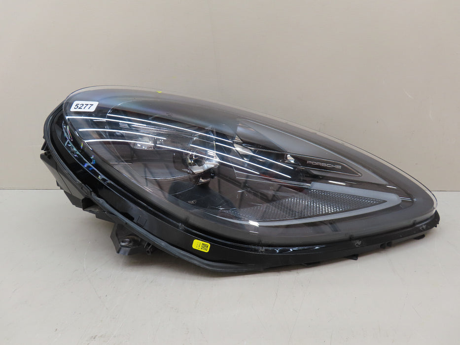 2019-2023 PORSCHE MACAN FRONT RIGHT PASSENGER SIDE BLACK FULL LED HEADLIGHT OEM