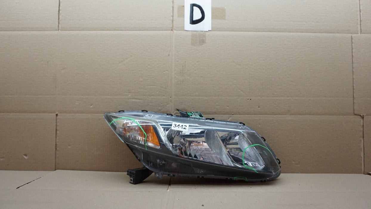 2013-2015 HONDA CIVIC SEDAN FRONT RH RIGHT PASSENGER SIDE HEADLIGHT HEADLAMP OEM