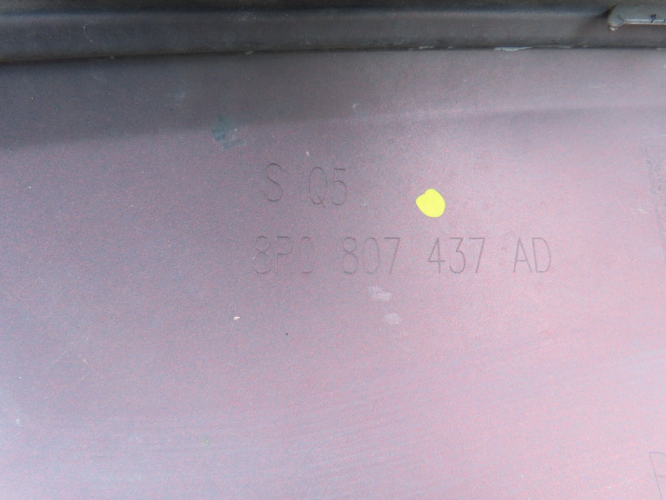 2013-2016 AUDI Q5 S-LINE 4DR SUV FRONT BUMPER COVER PANEL OEM 8R0807437AD